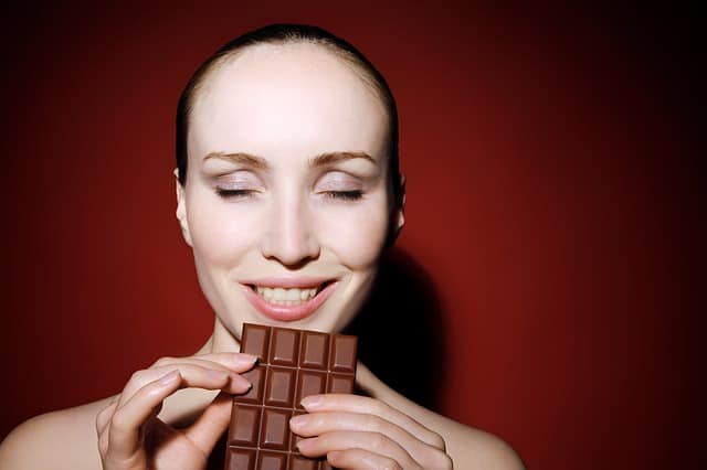 chocolade eten afvallen
