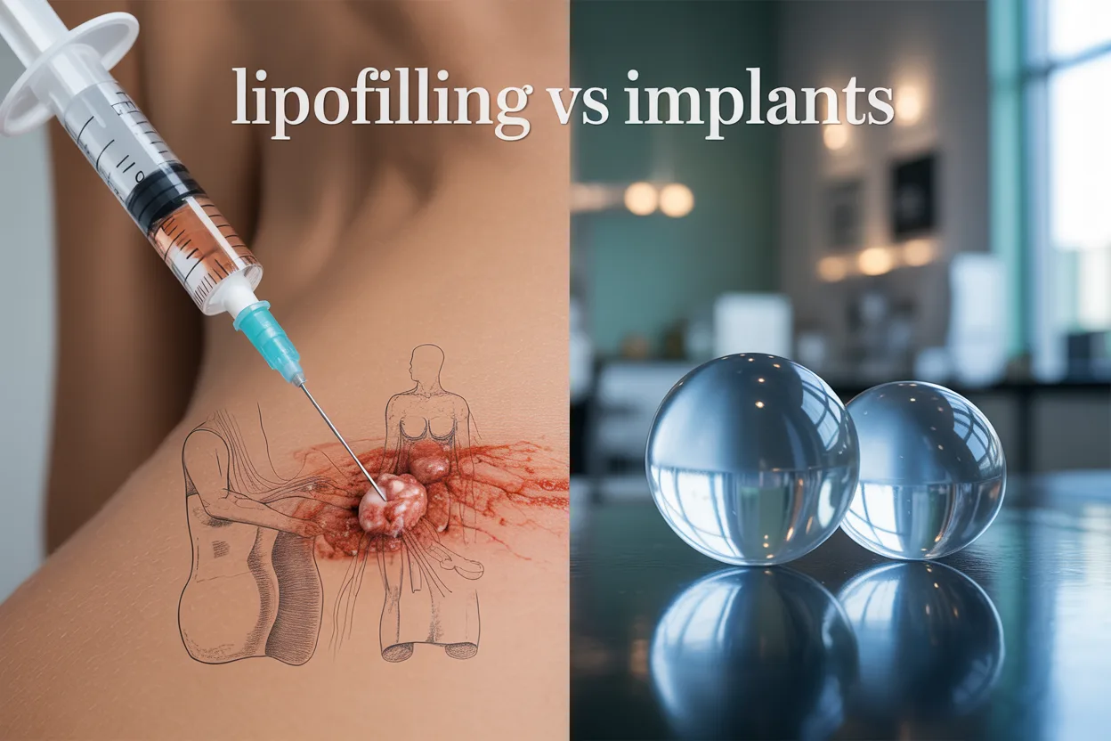 Lipofilling versus Implantaten: Een Vergelijking